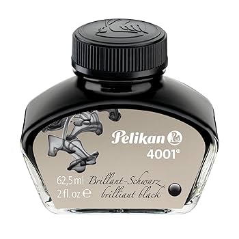 Pelikan 4001 ブラックインクと万年筆セット Amazon.com : Pelikan 4001 Bottled Ink for Fountain Pens