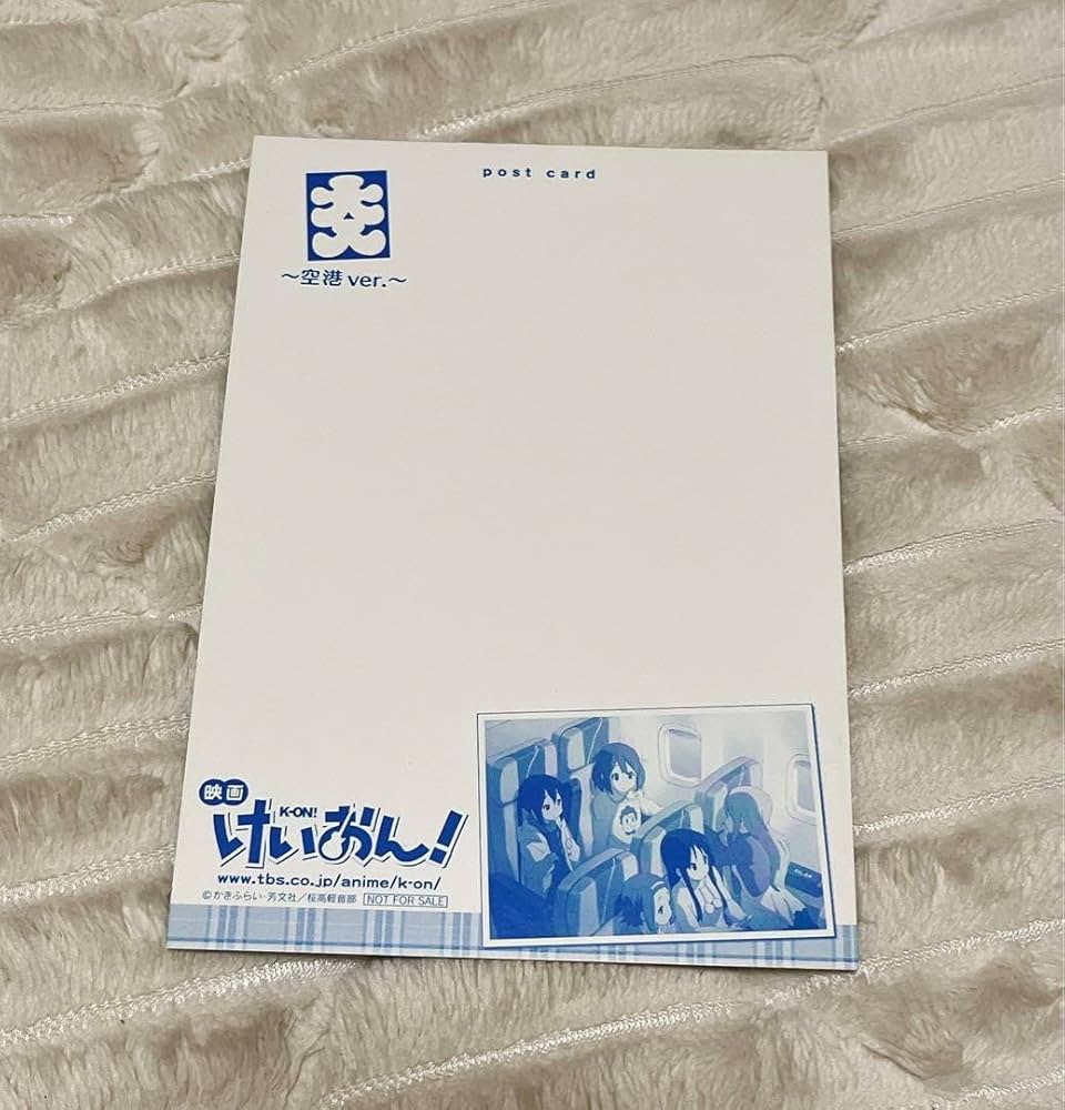 Amazon.co.jp: 映画けいおん！ JAL ポストカード 日本航空