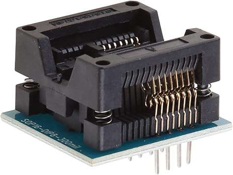 150mil 200-209mil 300mil SOP16 to DIP8 Wide-Body Seat Wide Original Programmer Adapter Socket for EZP2010 EZP2013 CH341A
