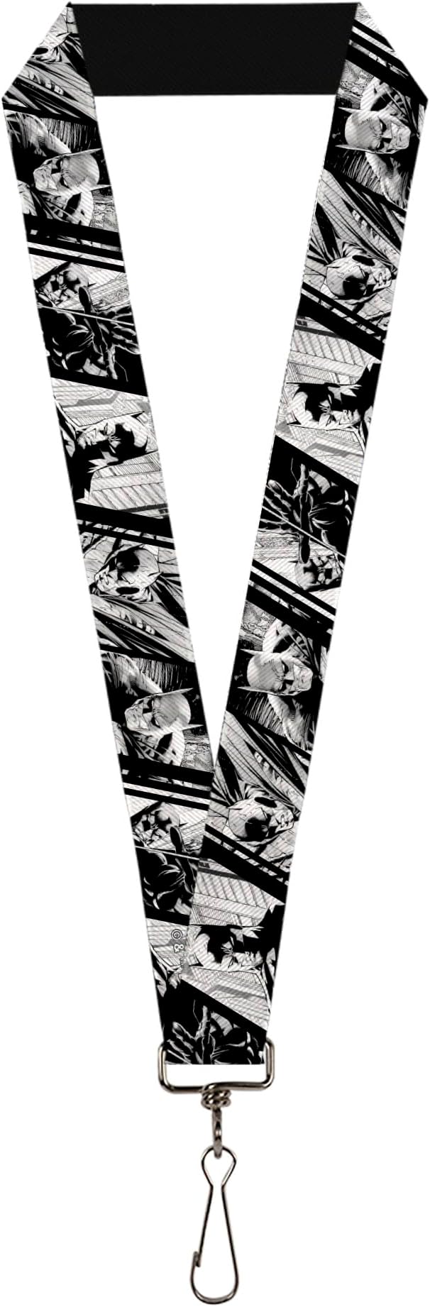 DC Comics Lanyard, Batman Hush Pose Sketches Black White, Elastic