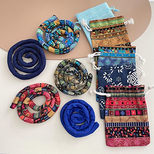 Frdtluthw Hair Ties Dreadlock Accessories, Swirl Hair Tie Spiral Lock Ponytail Holders For Women Girls(Red Pattern) #TOP3