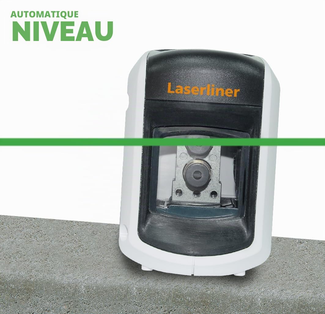 Laserliner Laser à Lignes Croisées SmartVision, Laser Vert | Trépied de 270 cm, Usage Intérieur et Extérieur, Mode Récepteur Manuel Inclus