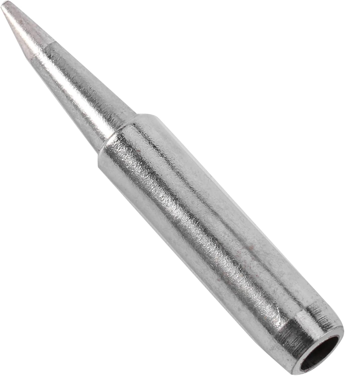 10pcs Soldering Iron Tips Kit 900M-T Oxygen-Free Copper for 936 937 938 969 8586 852D Soldering Stations (10 tips + 1 retaining sleeve)