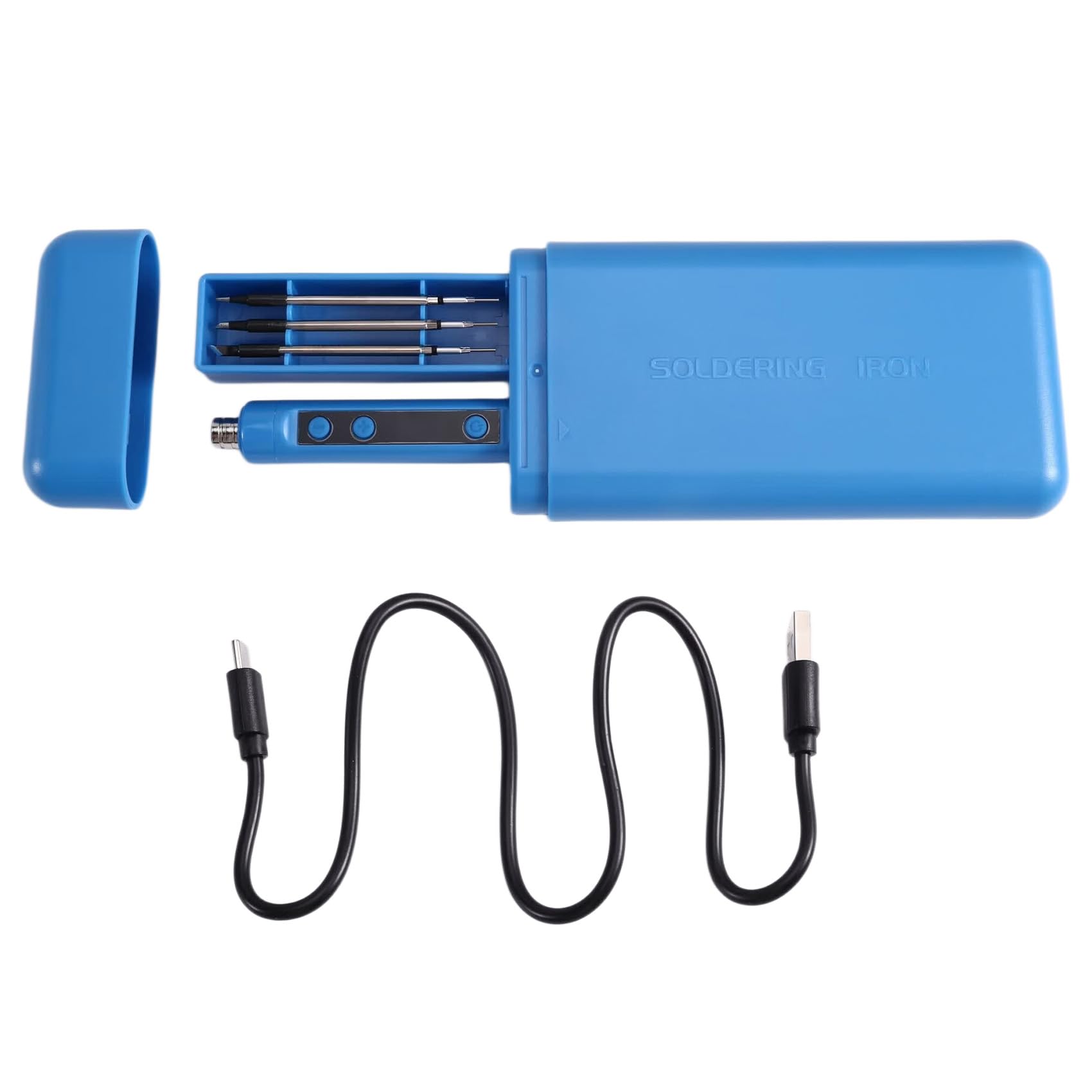 Jnchdghwa As Shown Electric Soldering Iron Kit Smart Adjustable Temperature For Diy Electronics Repair