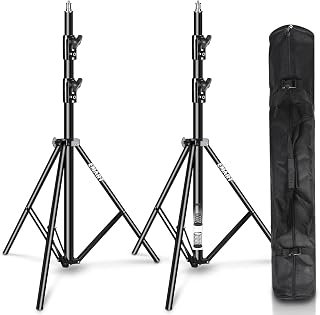 EMART 8.5ft Heavy Duty Light Stand with Spring Cushioned for Photography