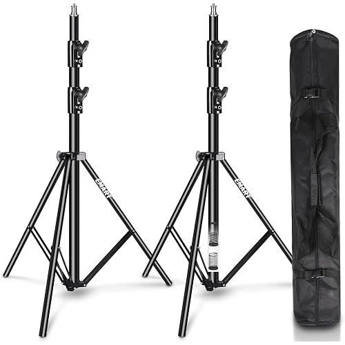 EMART 8.5ft Heavy Duty Light Stand with Spring Cushioned for Photography