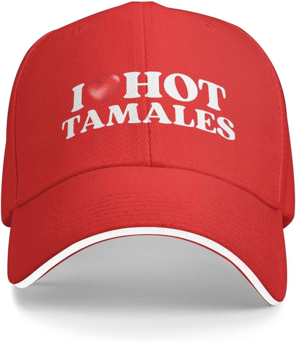 COOFOOKHat I Love Hot Tamales Cap for Women Dad Hat Graphic Caps