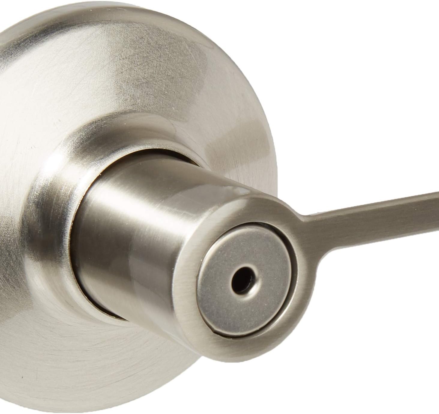 KWIKSET 300LRL 15 CP V1 Satin Nickel Ladera Privacy Lever