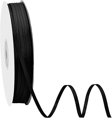 Maclemon Cinta de grogrén de piedra lunar de 58 pulgadas x 100 yardas para manualidades, lazos para el cabello, envoltorios de regalos, artes,