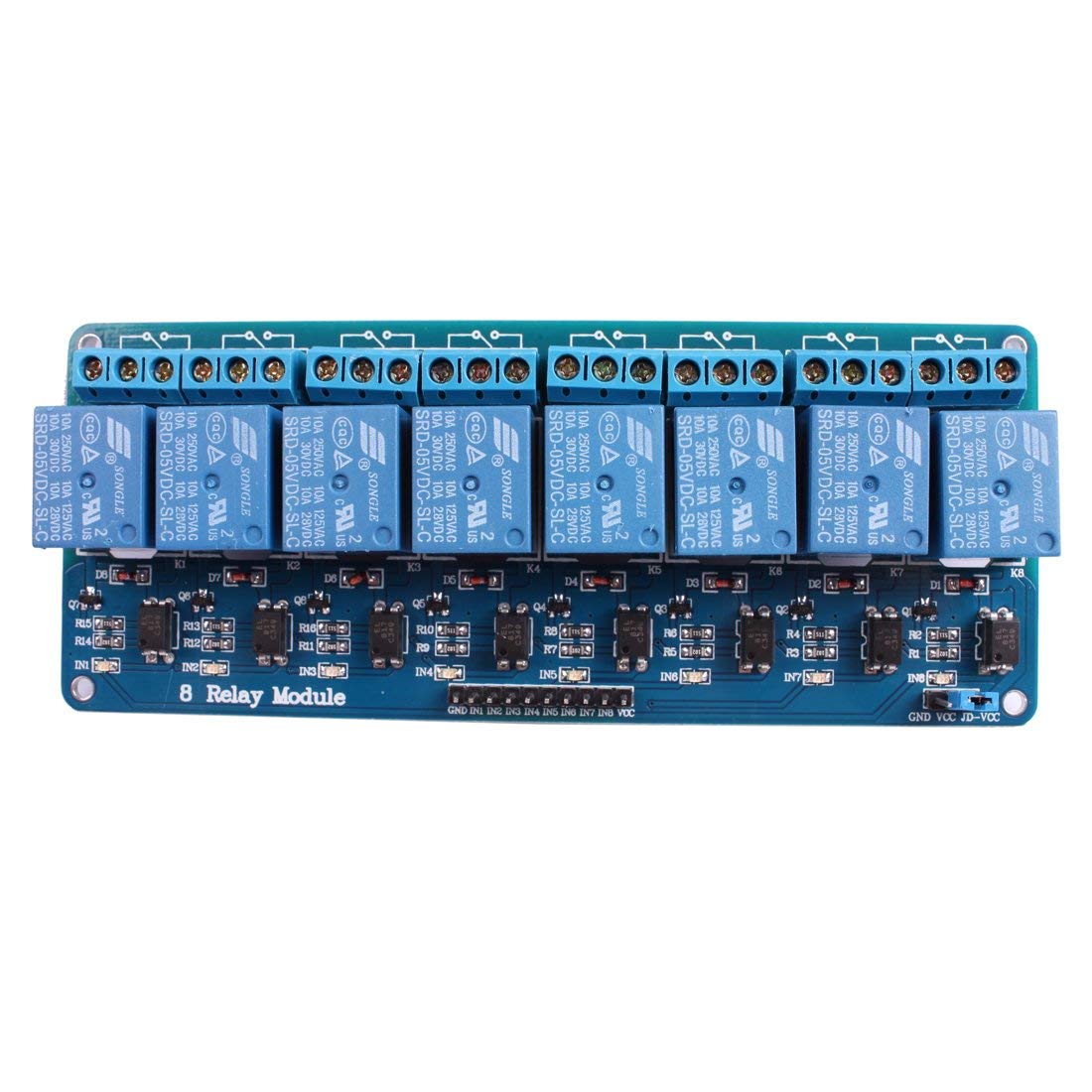 Xsentuals 8 Channel 5V Relay Shield Module Board Optocoupler Module (B08WKB33F6) Amazon Price History, Amazon Price Tracker