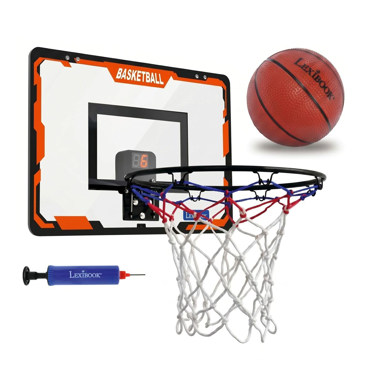 Lexibook, Panier de Basket Interactif, JG920LXB
