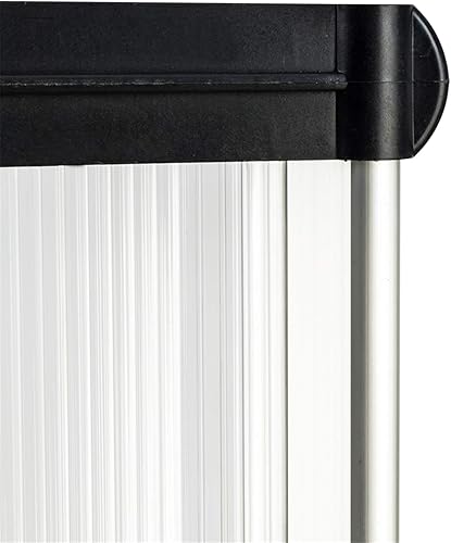 Miniatura 9 de Toldo de ventana de 80 x 40 pulgadas, moderno toldo de policarbonato para puerta delantera, cubierta de puerta de ventana para lluvia, nieve,
