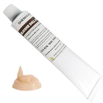 Silicone Doll Repair Glue Filled with Silicone Rubber Glue is Sticky and has Strong Skin Color Natural Skin Color