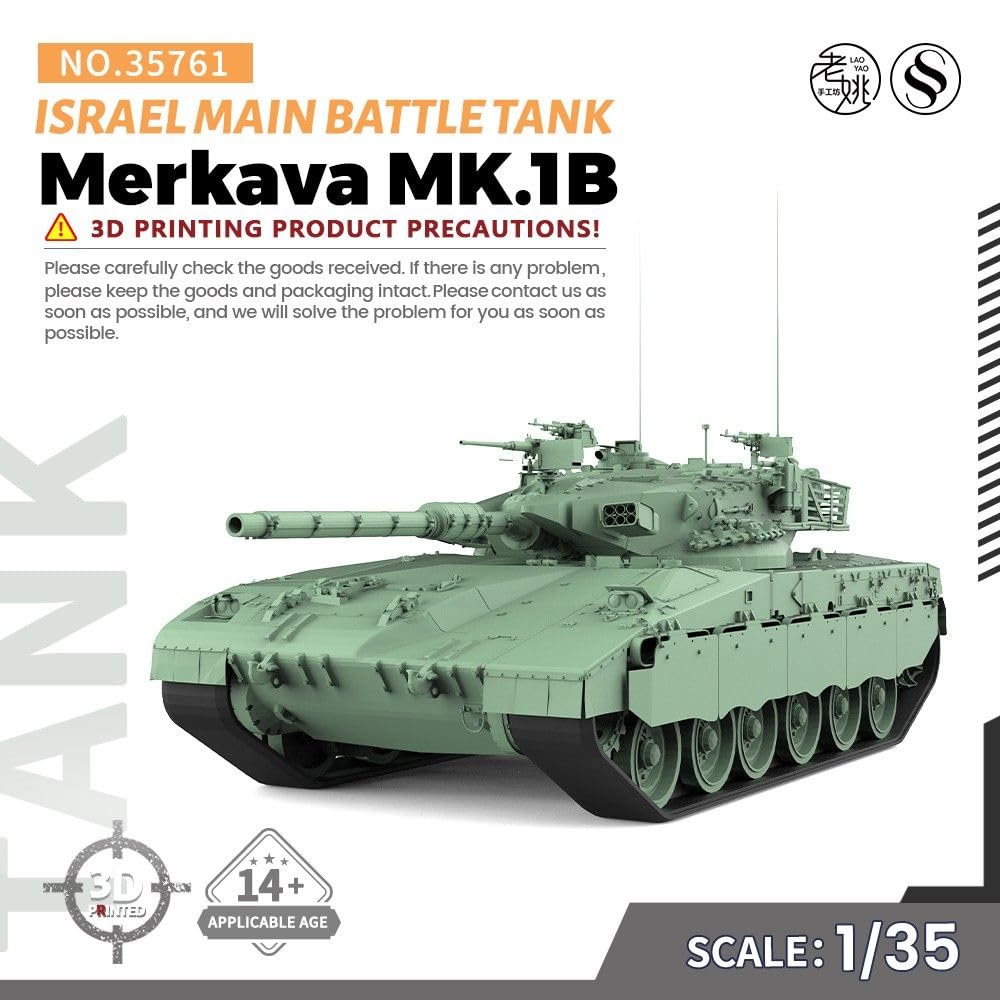 SS35761 1/35 Military Model Kit Israel Merkawa MK.1B Czołg podstawowy