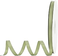 Vista 90 de MEEDEE - Cinta de satén blanca de 2 pulgadas, cinta blanca de lujo de doble cara de 25 yardas, cintas de seda para envoltorios de regalo