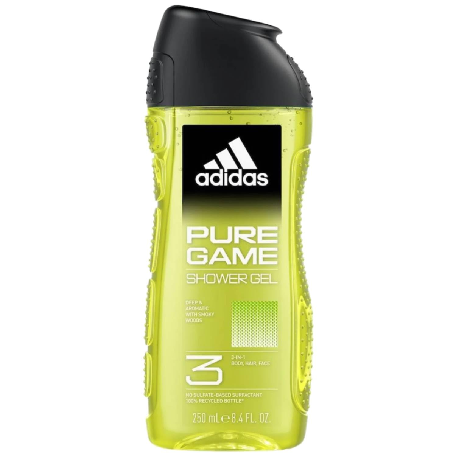 Adidas Pure Game - Gel de ducha 2 en 1 (12 x 250 ml)