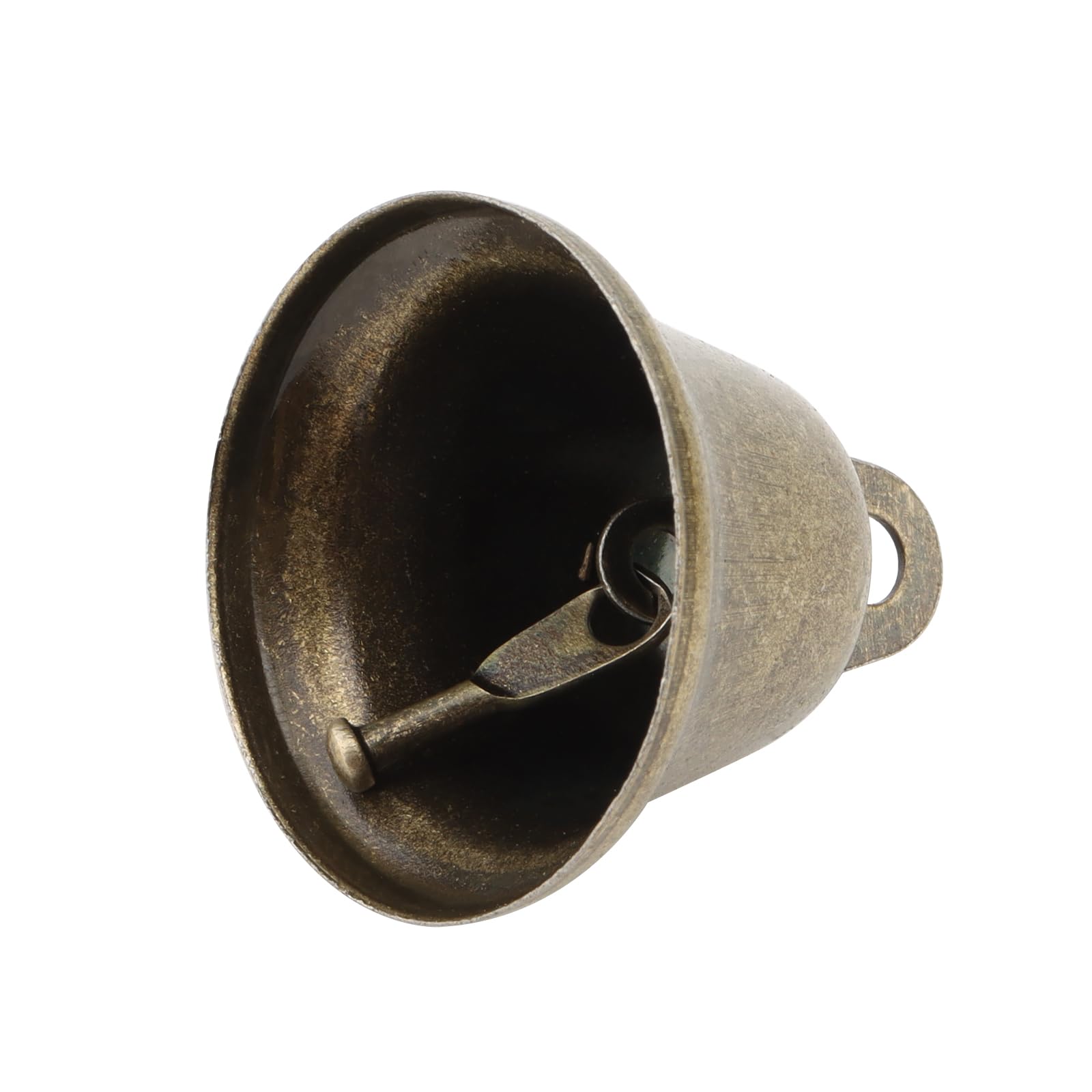 120Pz Campanelli Bronzo, 38mm Piccoli Campanelli Artigianali, Mini Campanellino Appendibile per Artigianato, Decorazioni, Albero di Natale