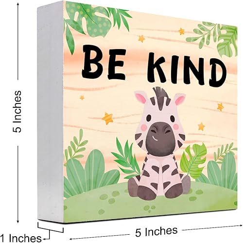 Miniatura 16 de Letreros de madera inspiradores para niños, caja de madera con texto en inglés "Reach for the Stars", decoración de escritorio, decoración de Be