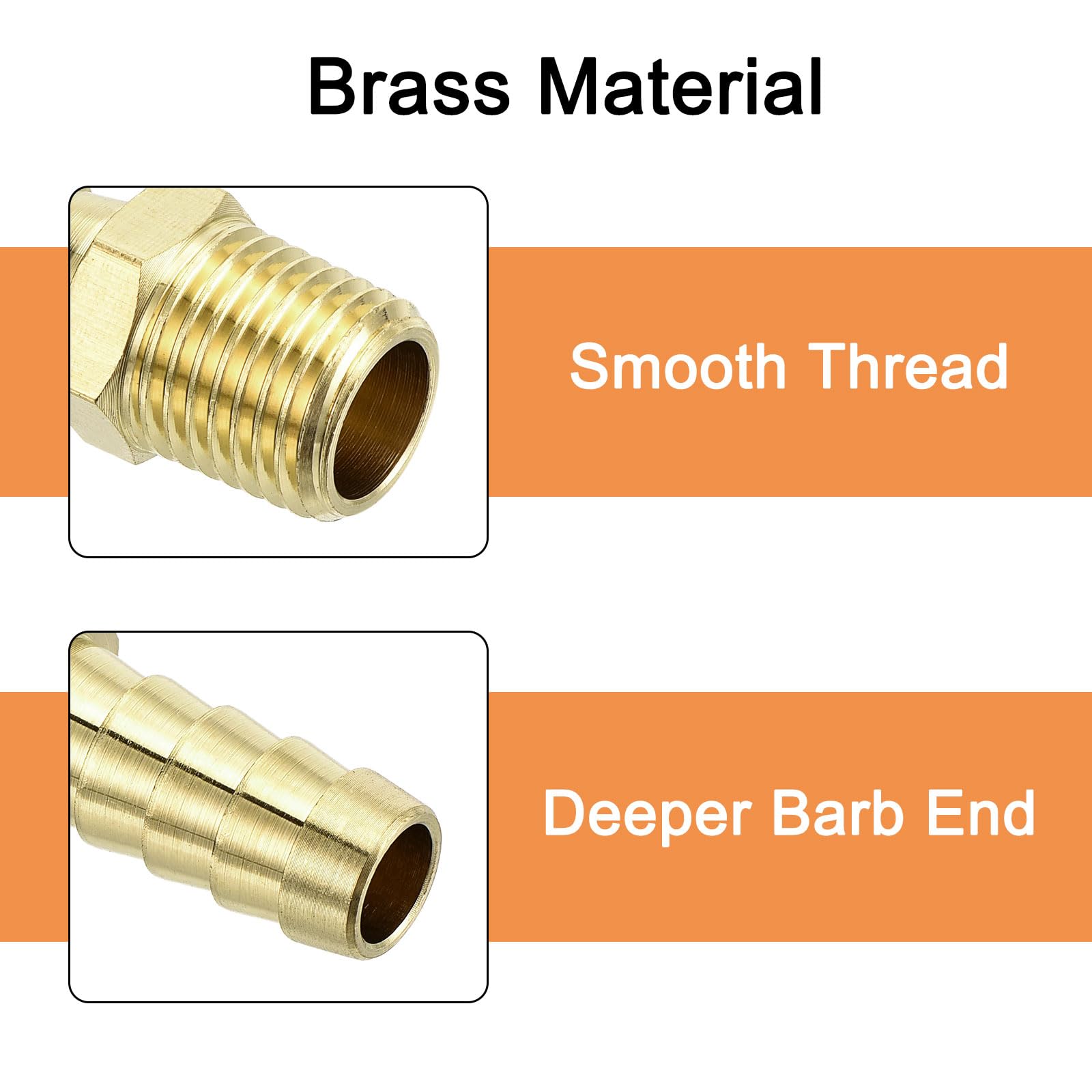 Raccordo Ottone 1 4 Tubo Barb X 3 8 Npt Femmina Gas Acqua Raccordo Ottone 1/4" Barb X 3/8" NPT Femmina - Per Tubo, Carburante, Gas, Acqua, Aria Raccordo 1/4 Barb 3/8 Npt - Foto 12