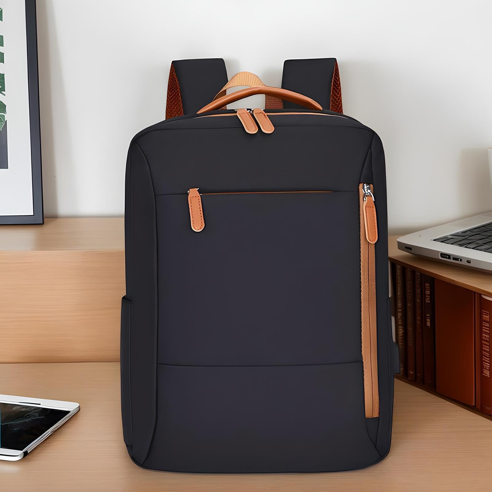 Bolsas universitarias para mujer, bolsa de viaje para laptop de negocios, mochila escolar de 15 pulgadas para uso casual, a la moda, lugar de trabajo, viajes, universidad, gimnasio, camping