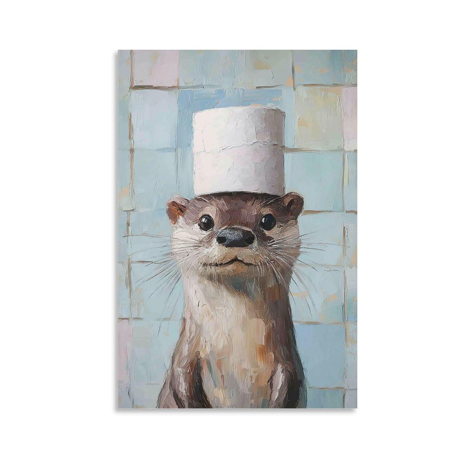 Puzzle 2000 Pièces Chapeau de Chef Loutre- Puzzle Adulte 2000 Pièces en Carton - Dimensions 70x100cm