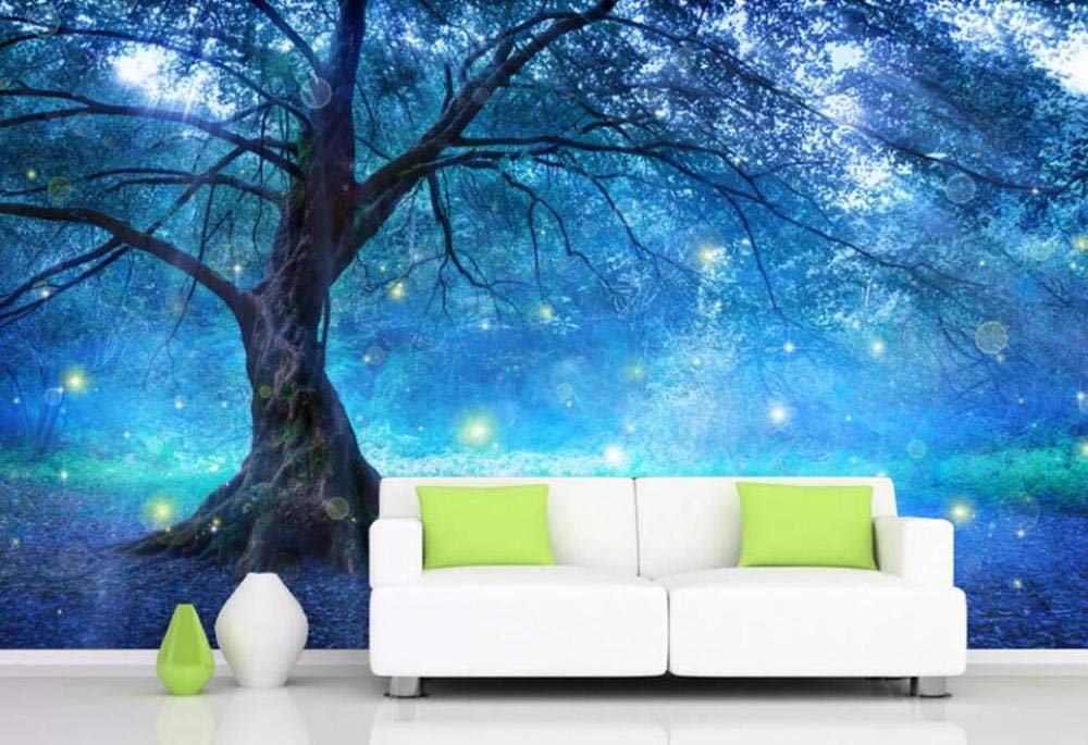 Mural magique mystérieux bois 3D pour créer une ambiance feutrée dans votre chambre