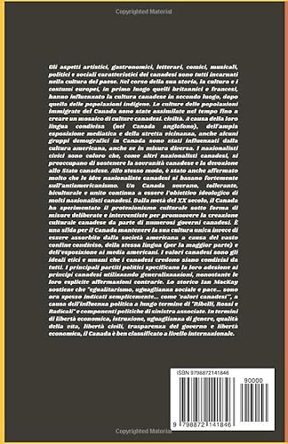 Cultura canadese: Gli aspetti artistici, gastronomici, letterari, comici, musicali, politici e socia