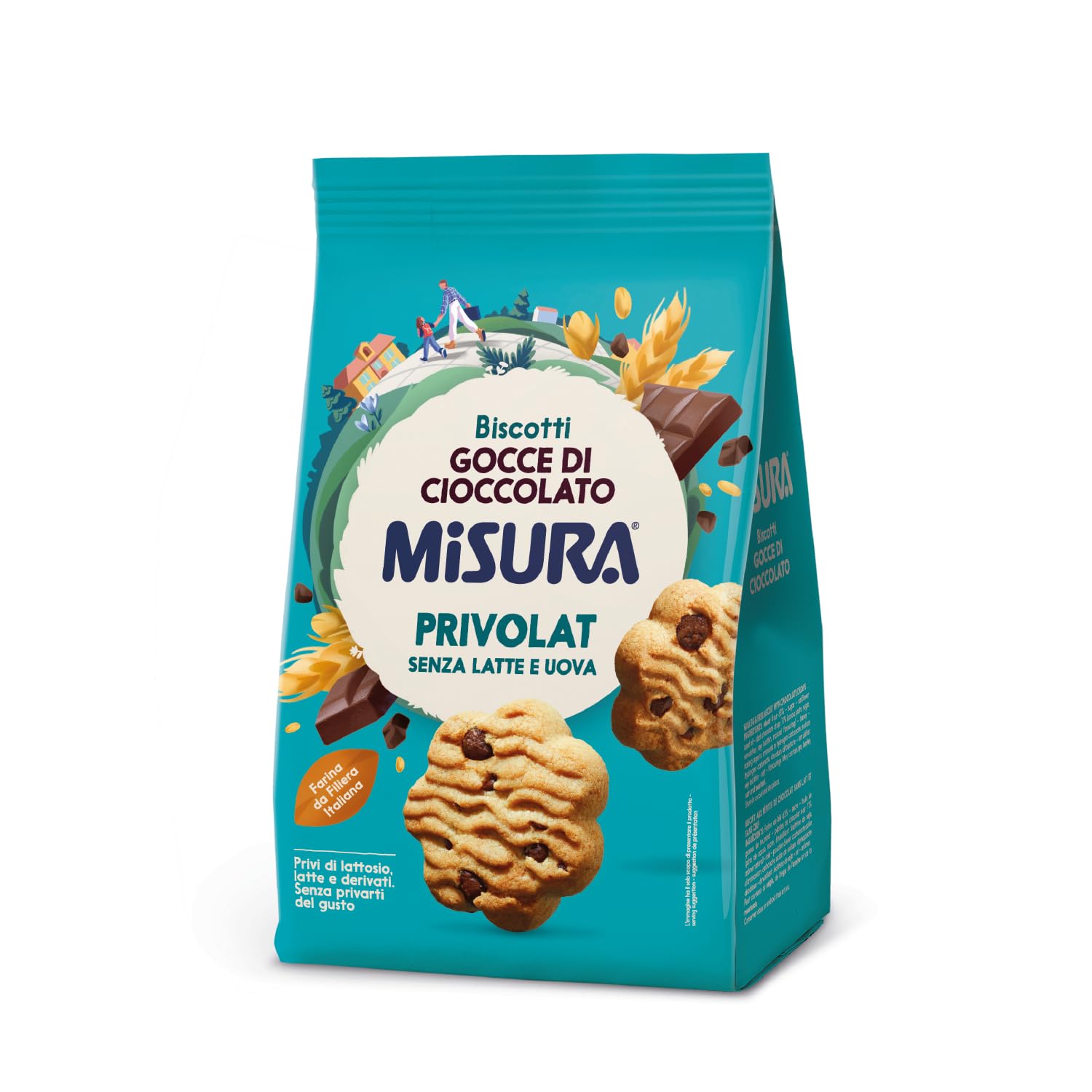 Privolat Biscotti Gocce di Cioccolato Senza Latte e Uova 200g
