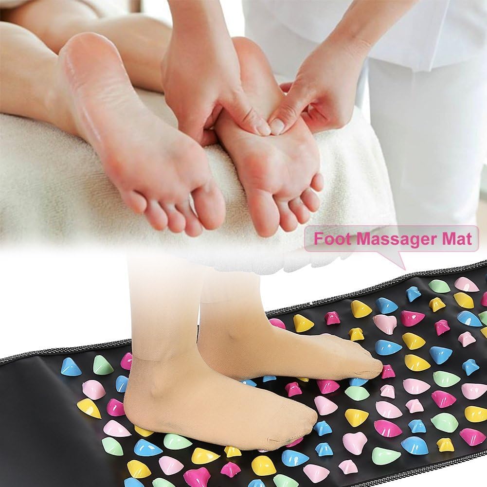 Tapis de massage pour les pieds Réflexologie des pieds Soins bien-être détente relaxation Équipement confort maison usage quotidien