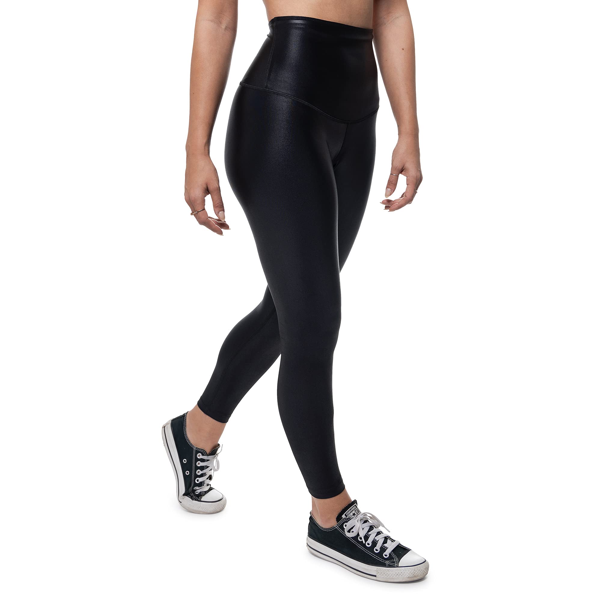Belly Bandit Cire Waisted Leggings for Women (Black, Extra Large)