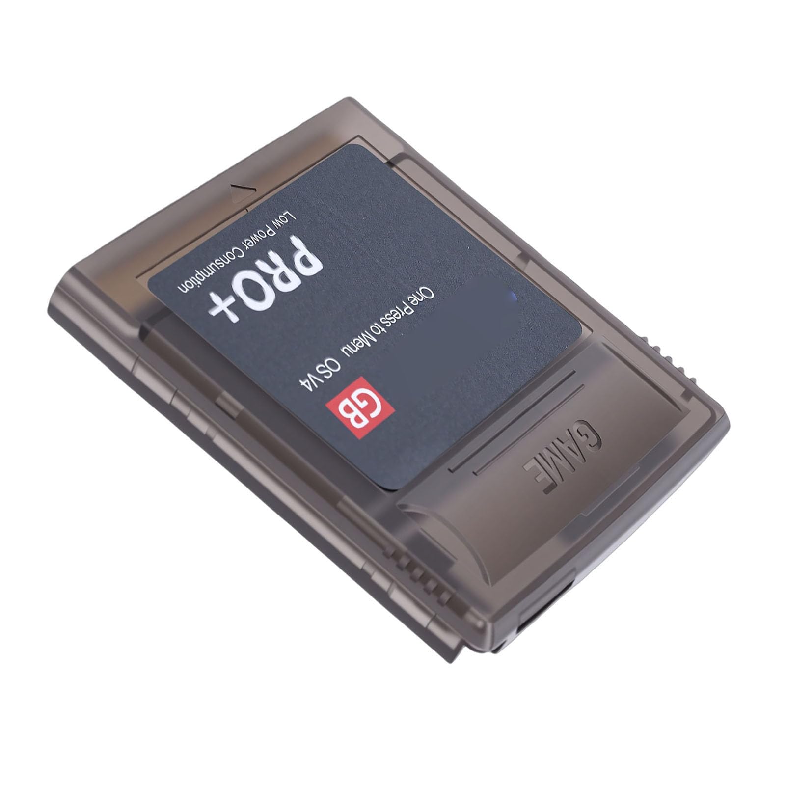 Dpofirs Gioco, Gioco Multifunzionale con Memoria 4G da 64 Mbit con Trasferimento File USB e Tecnologia di Risparmio Energetico, per Gameboy Gameboy Color Advance Advance (Grigio Trasparente)