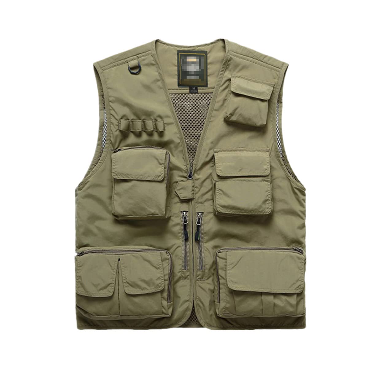 Uomini Gilet Da Pesca Quick Dry Traspirante Multi Tasca Maglia Maglia Senza Maniche Giacche Fotografia Escursionismo Gilet