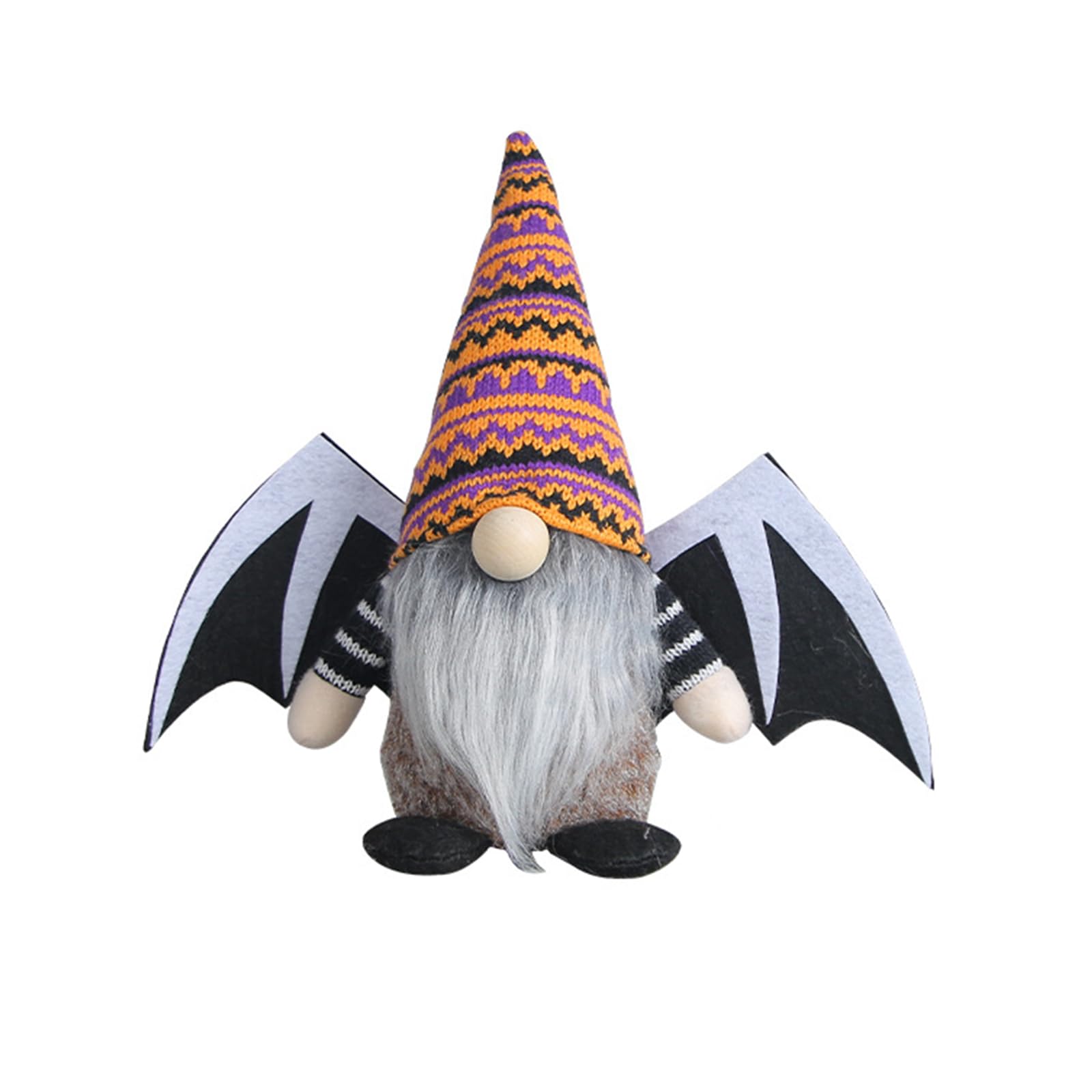 Yhplxyuus Halloween Decoration Wing Plush Gnomes Dwarfs Garden Swedish Tomtes Figurines Faceless Doll for Kitchen Tiered Tray Halloween Faceless Doll