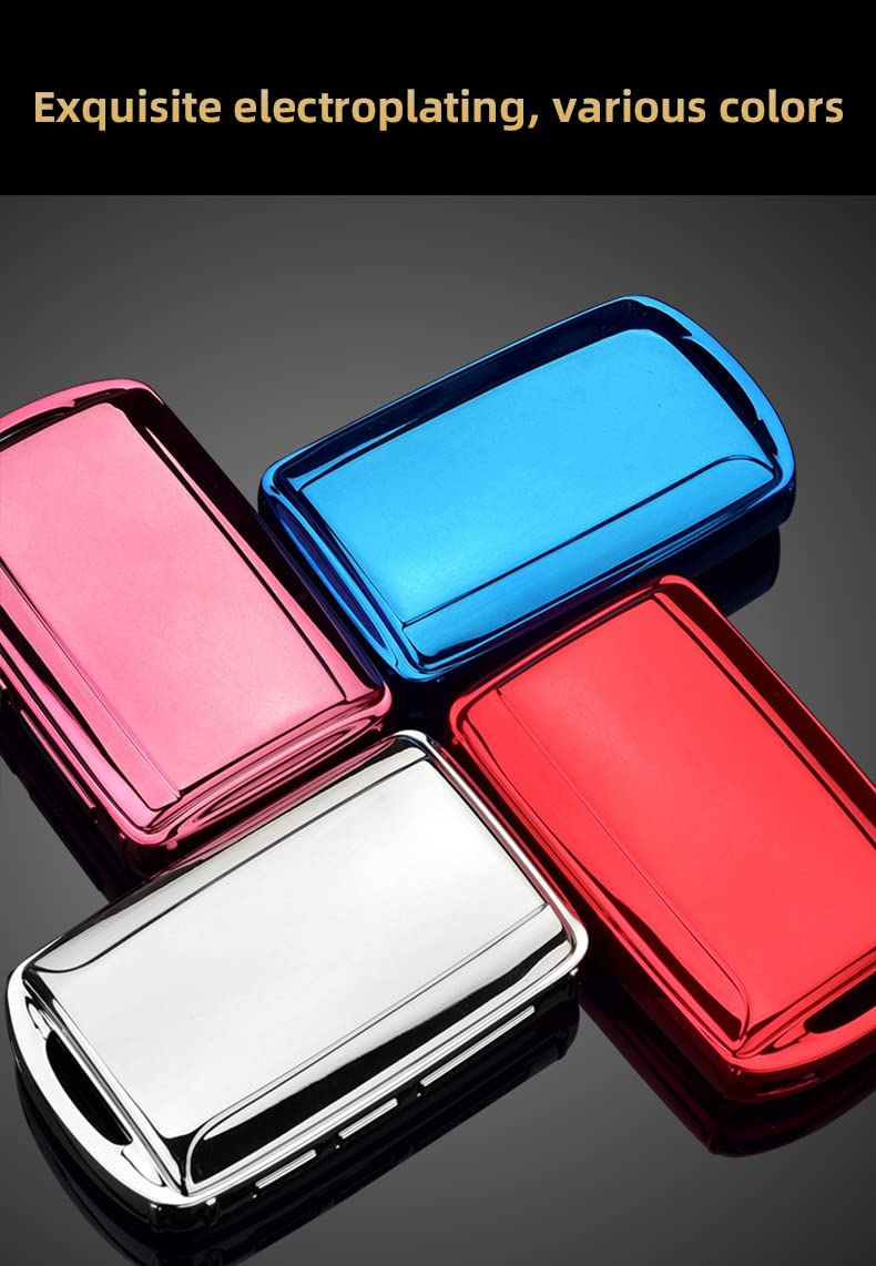 Daoquan - Funda Para Llave Mazda, Funda De Piel Para Llavero, Funda De Protección Remota, Para Mazda 6, CX-5, CX-30, CX-9, Mazda 3, Mazda 3, Hatchback 2019-2022, 4 Botones