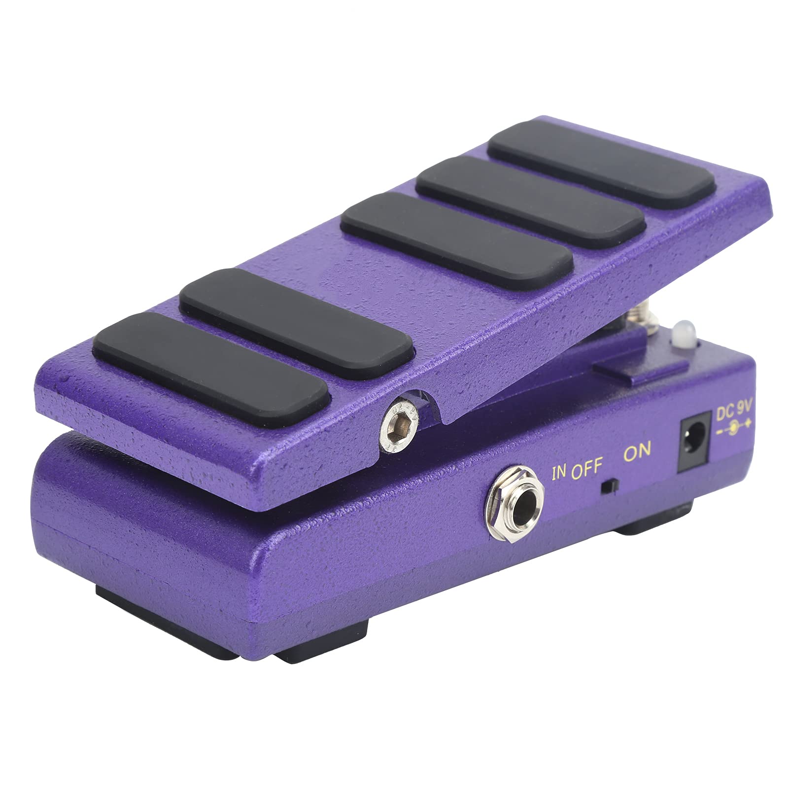 Pedale WahWah Bypass Effetto 2in1 Parti per chitarra elettrica Accessori per strumenti musicali Pedale effetto WahWah di livello professionale con modalità di commutazione (Purple)