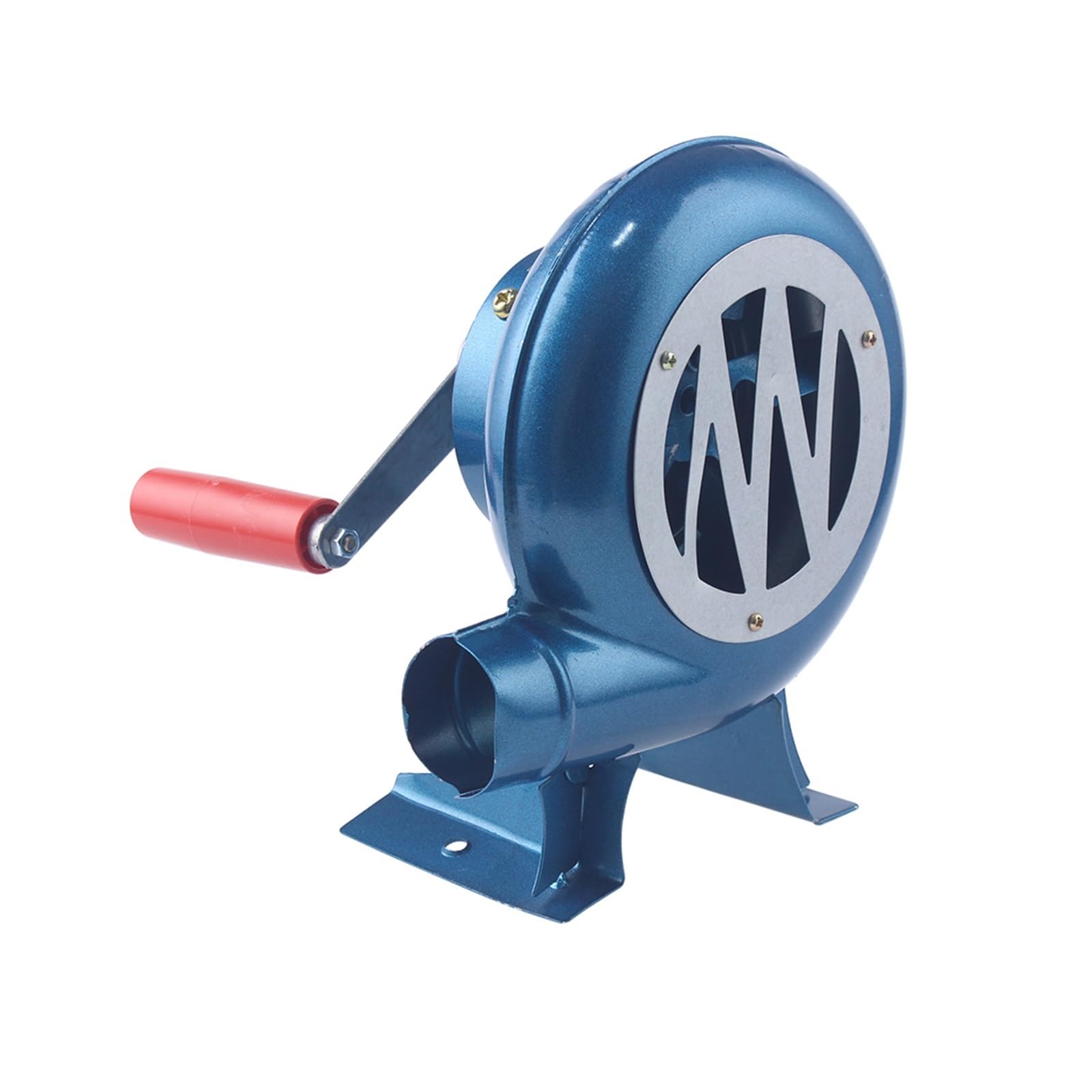 Souffleur manivelle 120w DELURA pour allumer un barbecue rapidement sans effort ni piles