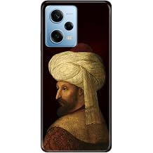 Xiaomi Redmi Note 12 Pro 5G ile Uyumlu K l f, Fatih Sultan Mehmet Temal  Desenli, Darbe Emici Silikon