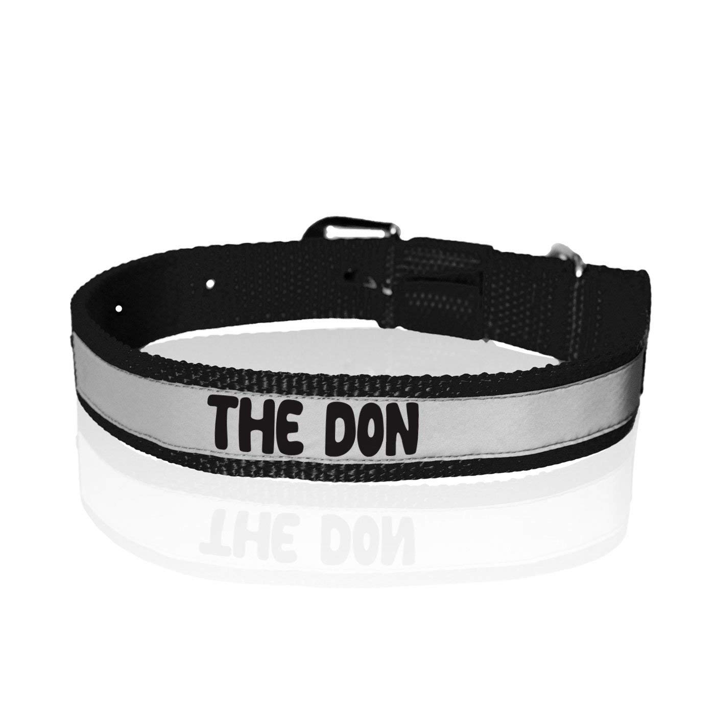Ruse Pet The Don Printed Reflective Nylon Neck Belt Adjustable Dog Collar for Puppy, Small, Big Dogs (B086S5BN67) Amazon Price History, Amazon Price Tracker