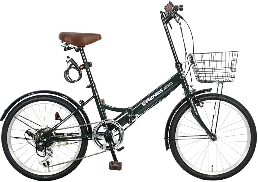 Amazon | PROVROS(プロブロス) 折りたたみ自転車 20インチ シマノ6段