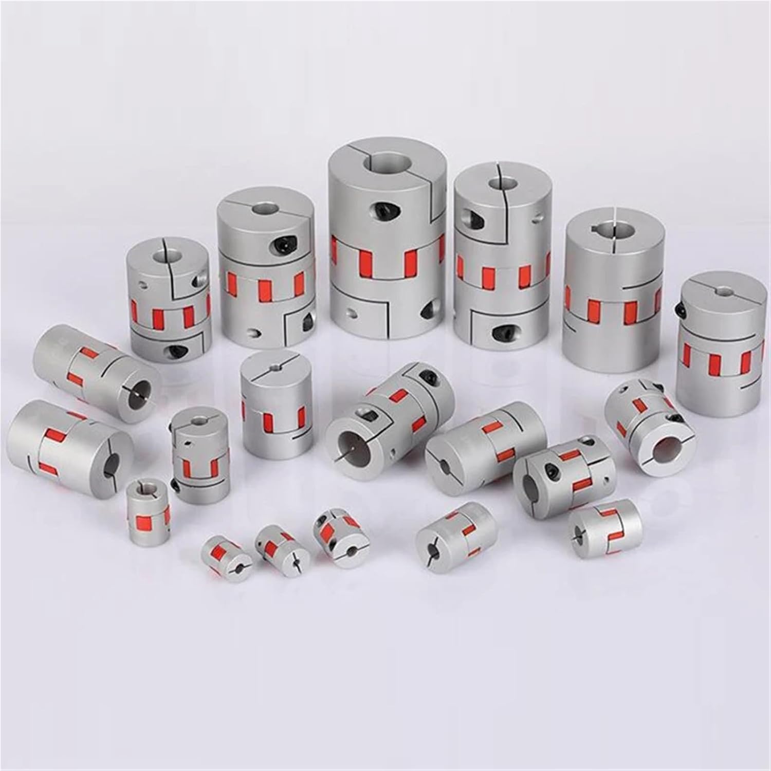 D25L30 6.35/8/9.5/10/12mm Plum Coupling Stepper Motor Shaft Coupler Flexible Jaw Spider Shaft Coupler(8x8)