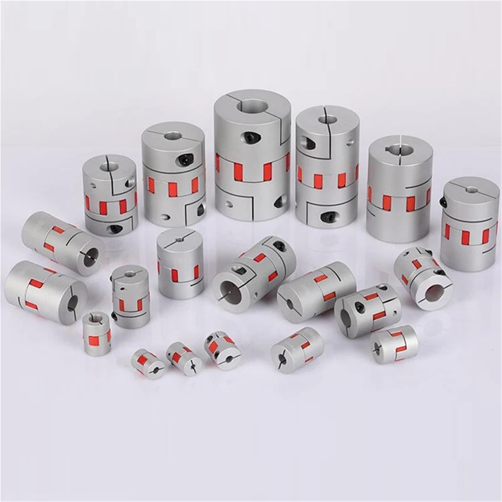 Coupleur d'arbre D25L30, mâchoire flexible, accouplement araignée prune, moteur pas à pas 6,35/8/9,5/10/12 mm, 1 pièce(4x10)