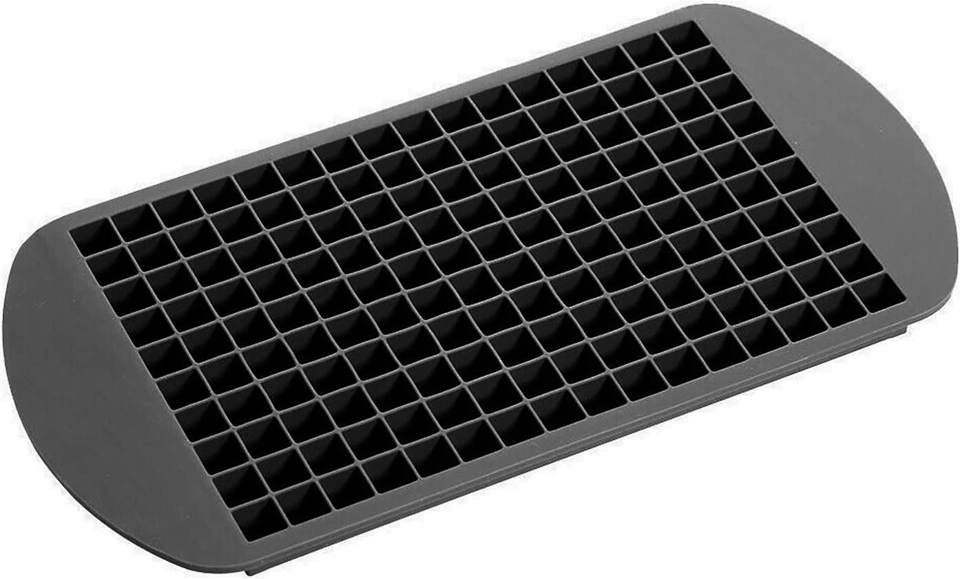 Square Ice Cube Mini Silicone Tray Small Ice Maker Tiny Trays Easy Release Crushed