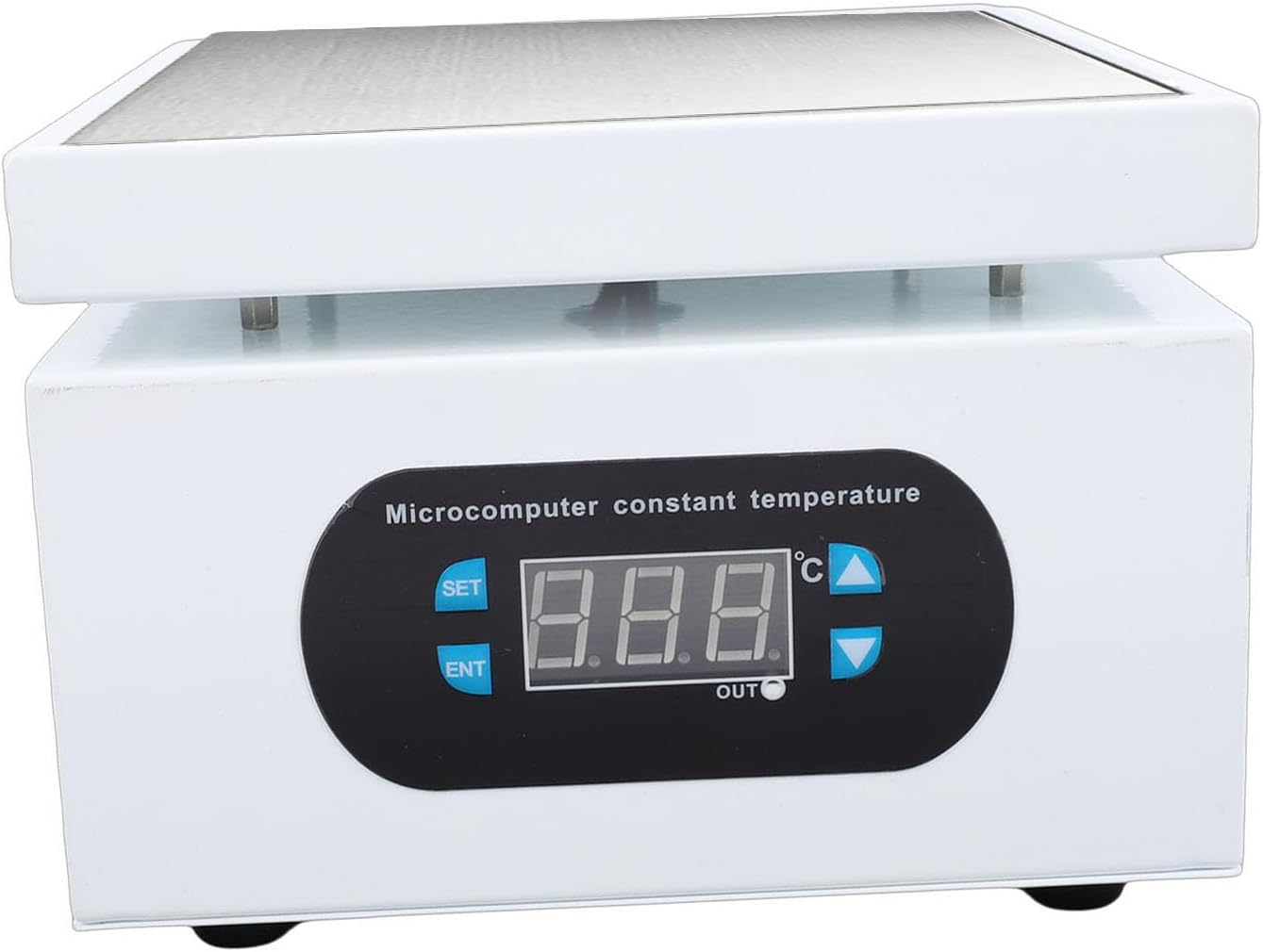 Soldering Hot Plate, 500W Microcomputer Electric Preheat Station with Intelligent Temperature Control 0-400, Aluminum Alloy Plate 150x150mm for PCB Repair LED Welding Mobile Phone (US Plug)