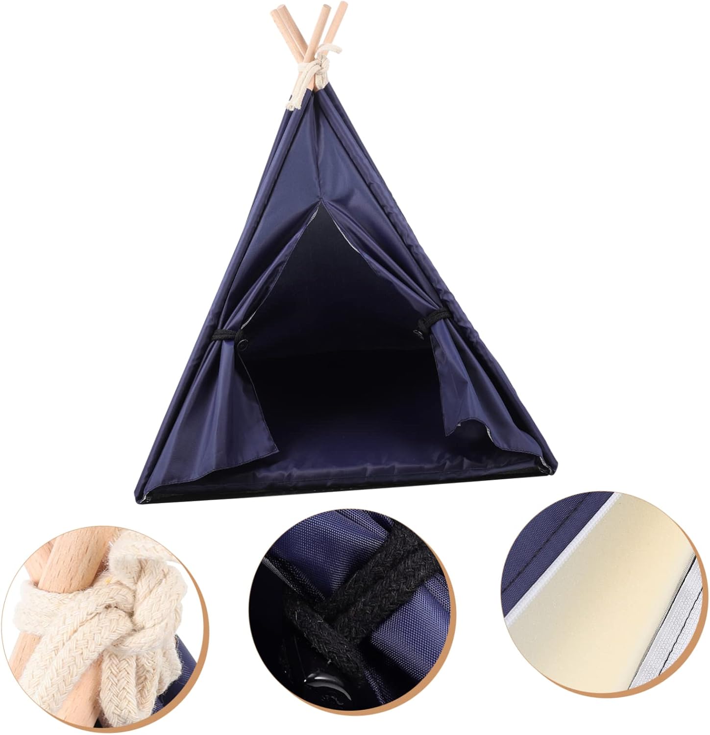 Oxford Cloth Pet Tent for Small Dogs and Cats Removable and Washable Sleeping House Cozy Hideaway for Kittens and Puppies and Secure Design