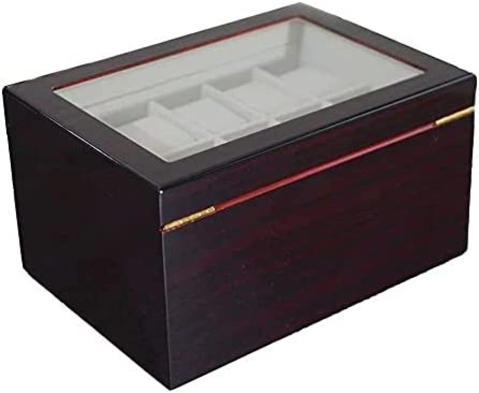 Caja De Almacenamiento De Relojes De Madera De Doble Capa 2 Cajones Para 20 Relojes, Cojines Suaves Extraíbles Para Hombres Mujeres Cajas De Colección Regalo Para Hombres Y Mujeres 234Pintor