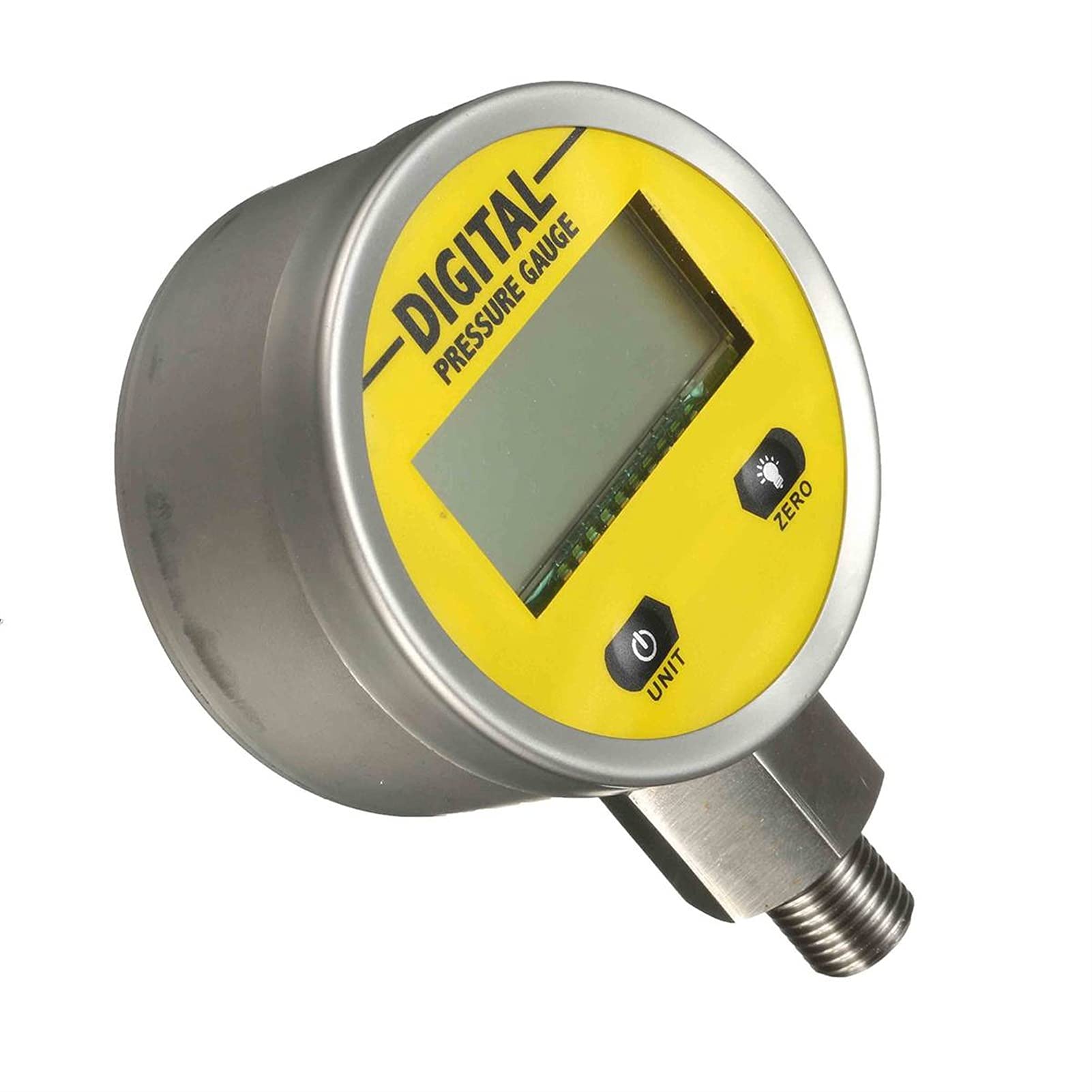 Manómetros Digitales de presión de Aceite, medidor de presión hidráulica, 3 V, 250 bar/25 MPa, Rosca de 2 Puntos para gasóleo, Agua, Herramientas hidráulicas, fácil manejo.
