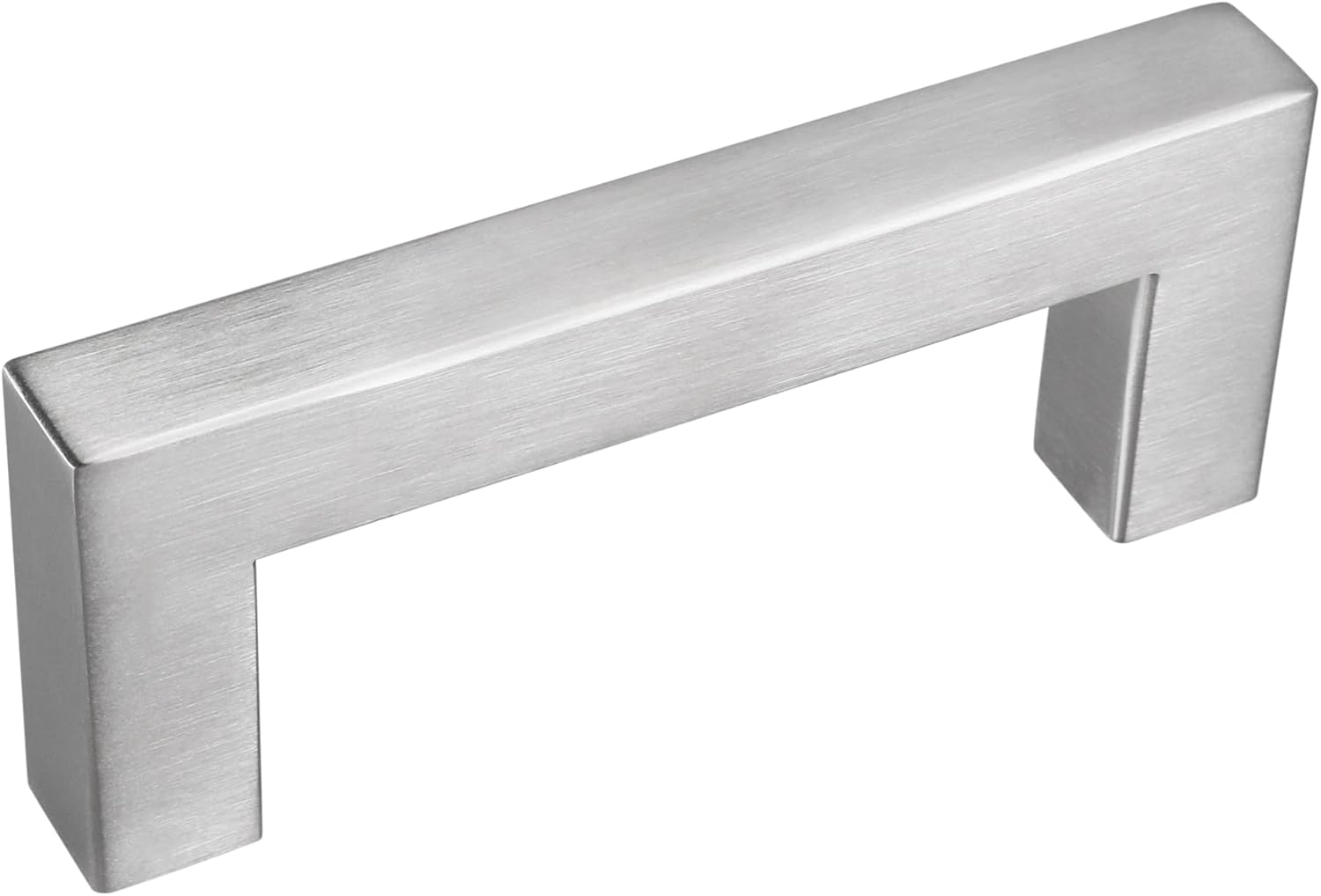 goldenwarm 15 Pack Pulls Brushed Nickel Square Handles for