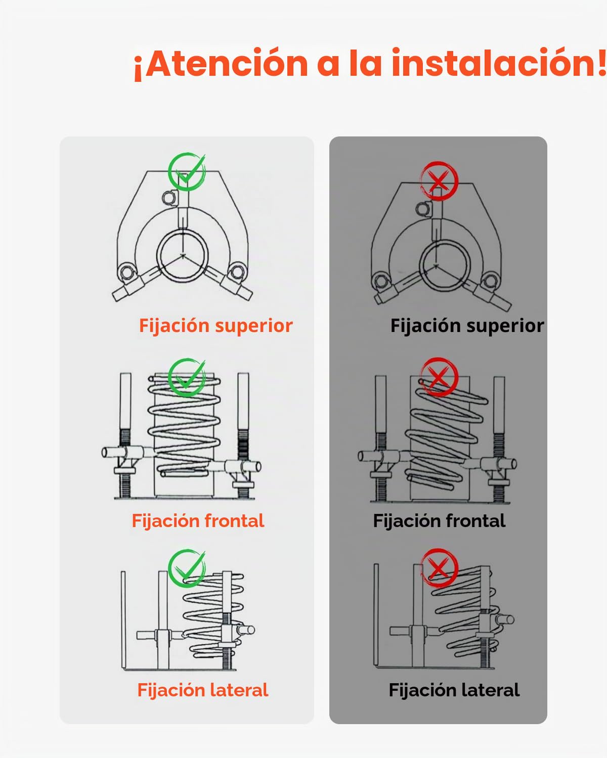 VEVOR Compresor de Resortes de Puntal Ajuste de 4 Niveles Compresor de Puntal con Opciones de Montaje Versátiles Ganchos Multiusos para Comprimir Resortes Helicoidales de hasta 1,4 T para Camiones