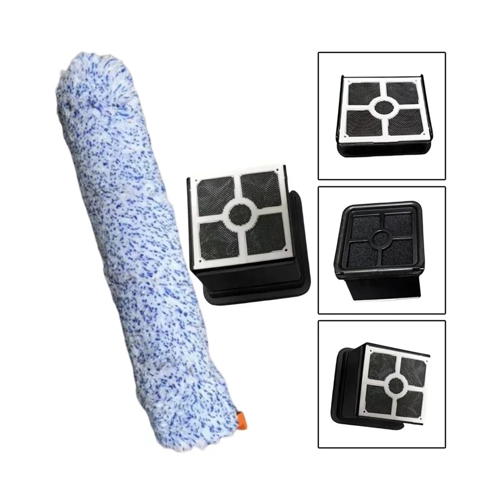 Cepillo Giratorio Y Filtros, Compatibles Con ILIFE, W90 | Kit de recambio de limpieza, for robot aspirador, repuestos de repuesto