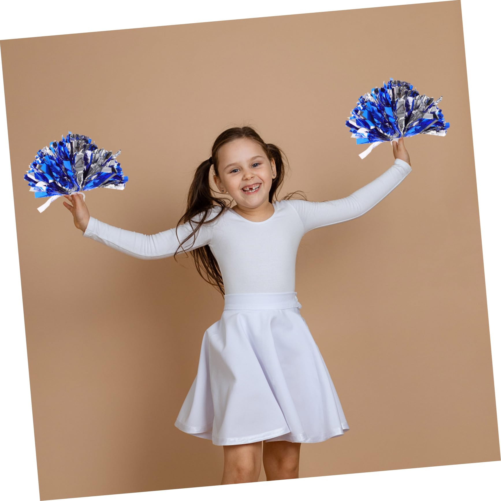 Supvox Cheerleader-blumenball Rosa Bommeln Beim Cheerleading Pompons Basteln Cheerleading Pompoms Cheerleader Zubehör Cheerleading-Pompons Cheerleader-Pompons Sport